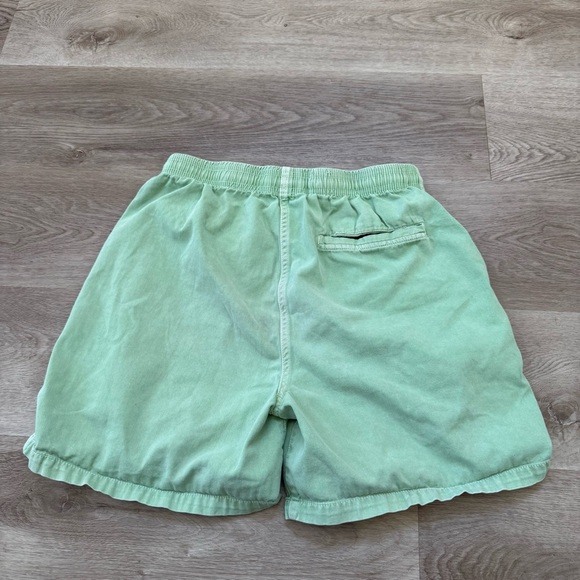 Crazy Shirts Hawaii Key Lime Dyed Shorts Mens Size Small Green Drawstring Cotton - Picture 9 of 9